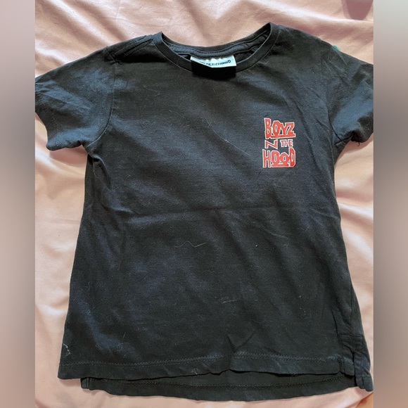 Cotton On Boyz In The Hood Black Tee size 2 - Picture 1 of 4